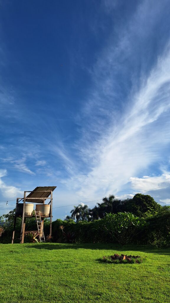 Lindas núvens e céu azul